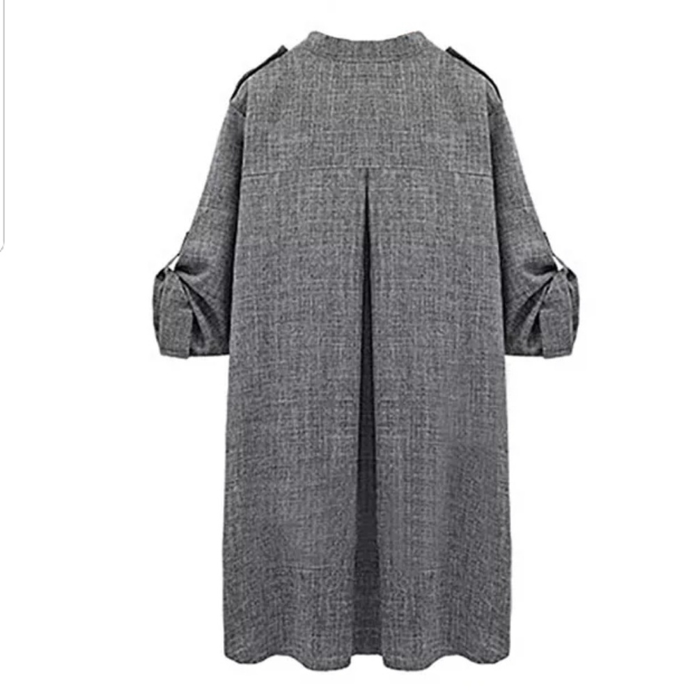 Oversized Loose Fit Jacket Coat Drape - Picture 3 of 4